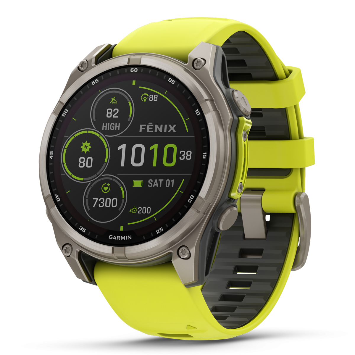 f nix 8 47 mm solar sapphire titanium med amp yellow graphite silikonerem 39 010 02906 21 amp yellow