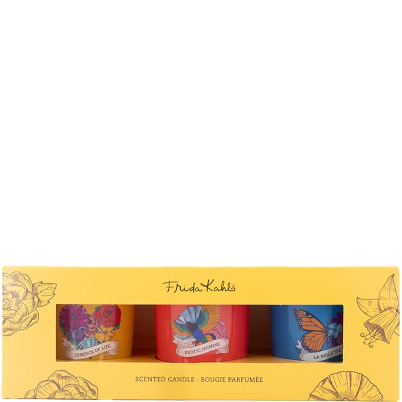 Coffret bougies parfumées - La Belle Vie, Exotic Jasmine, Essence of Life - 3 x 70 g