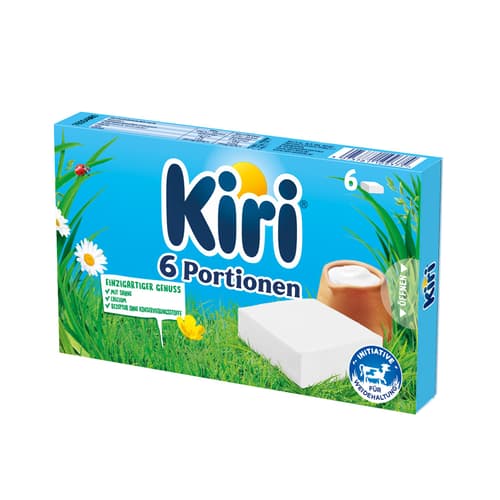 Kiri mit Sahne praktische Portionen