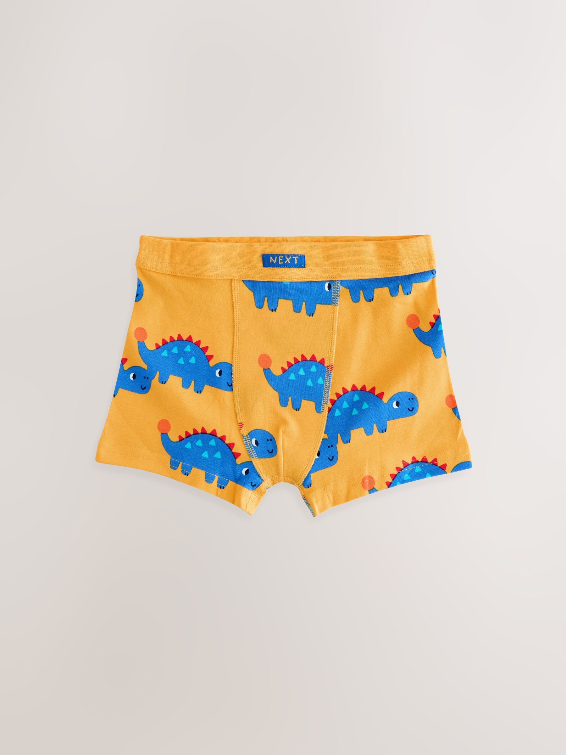Diverse kleuren met dinosaurusprint - Set van 7 boxershorts met zachte tailleband (1,5-10 jr)