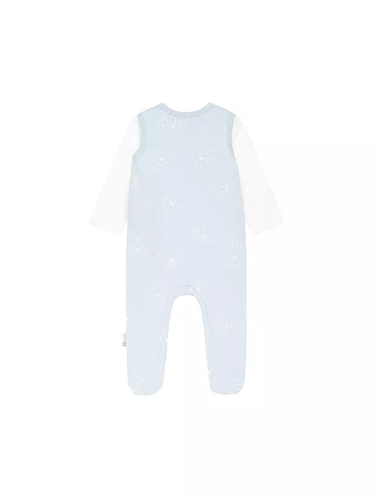 STEIFF Baby Set 2tlg Strampler und Langarmshirt  hellblau