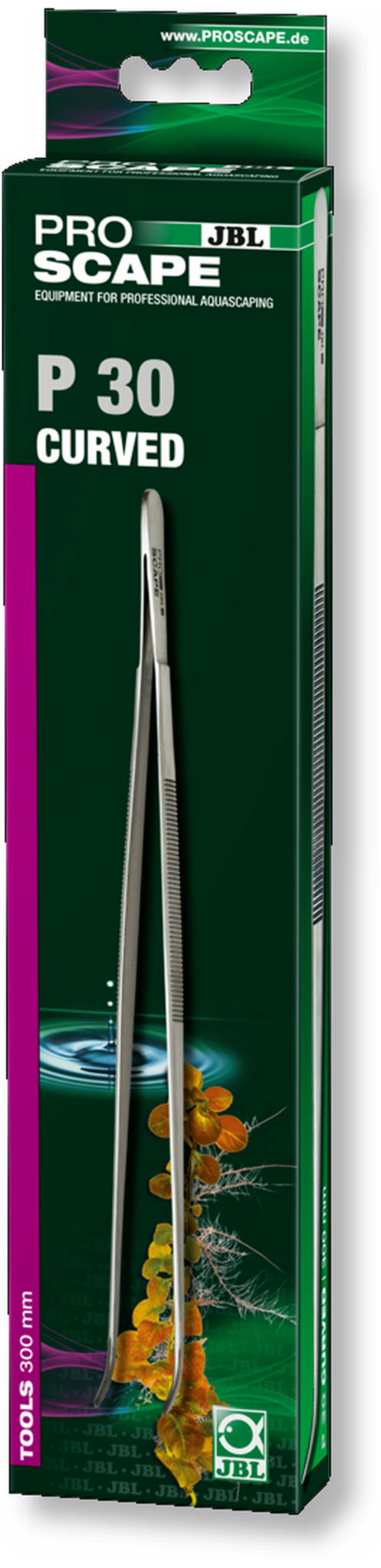 JBL Proscape Tool P30 Pincet Met Geknikte Punten