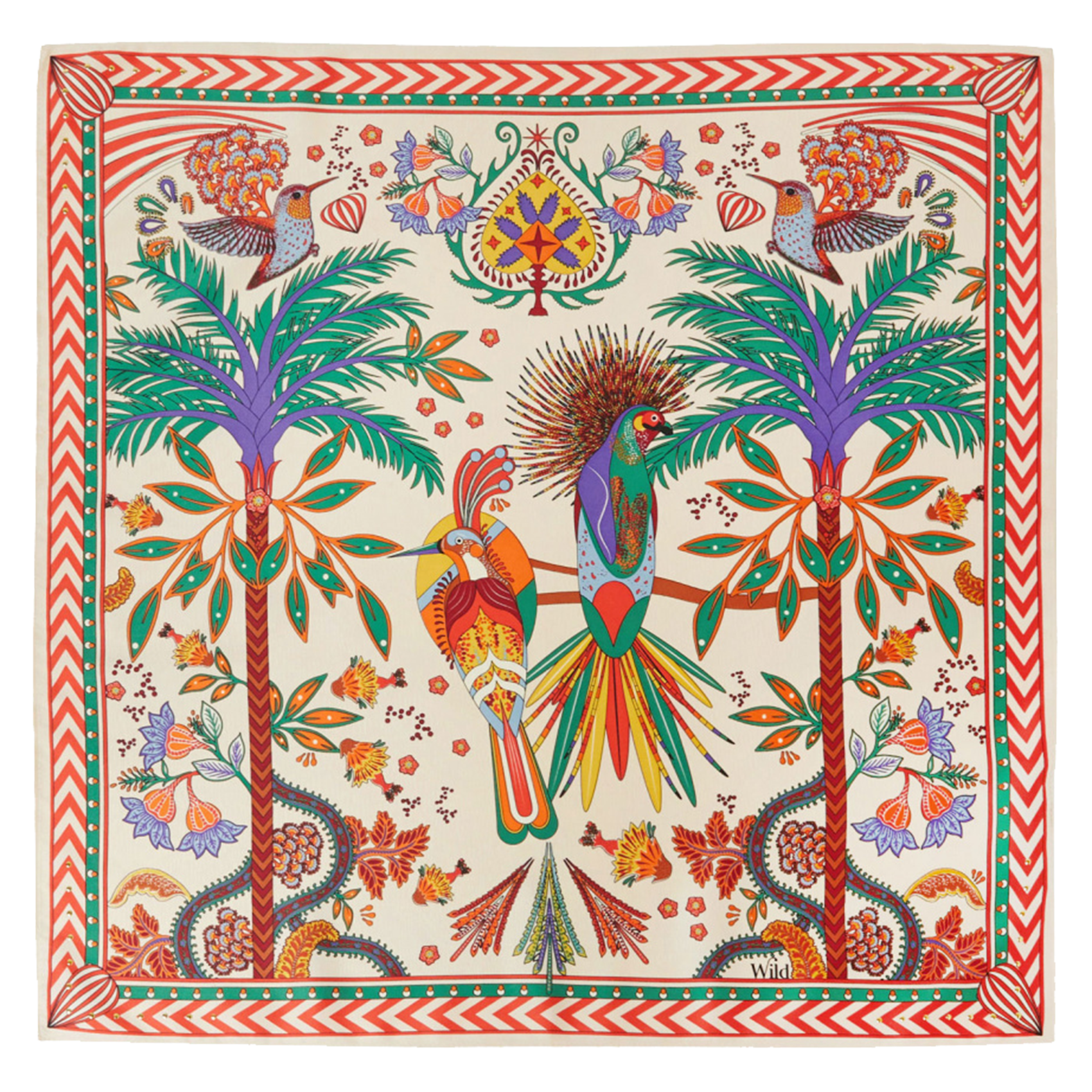 MAGIC INDIA - Foulard imprimé | Beige