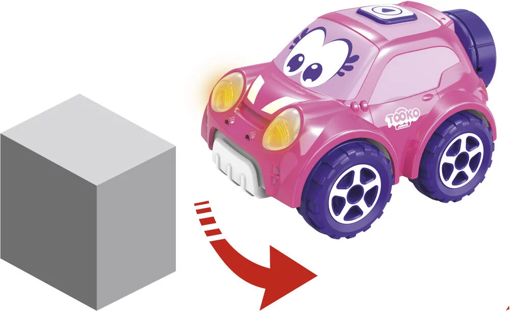 TOOKO - VOITURE TELECOMMANDEE ROSE FONCTION SUIS MOI