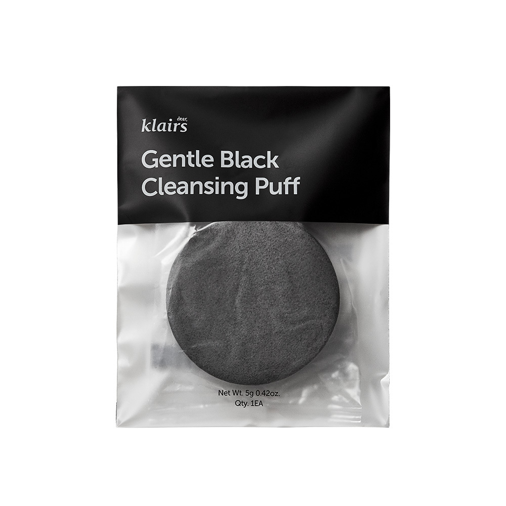Dear, Klairs Gentle Black Cleansing Puff 1 EA