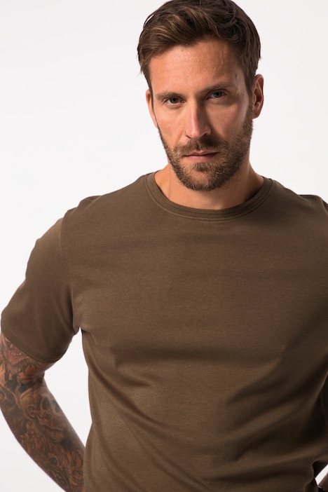 T-Shirt, Halbarm, Rundhals, bis 8 XL