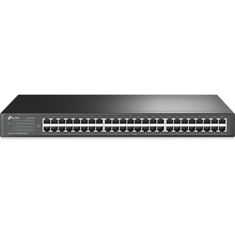 TP-Link TL-SF1048 Non-géré Fast Ethernet (10/100) 1U Noir