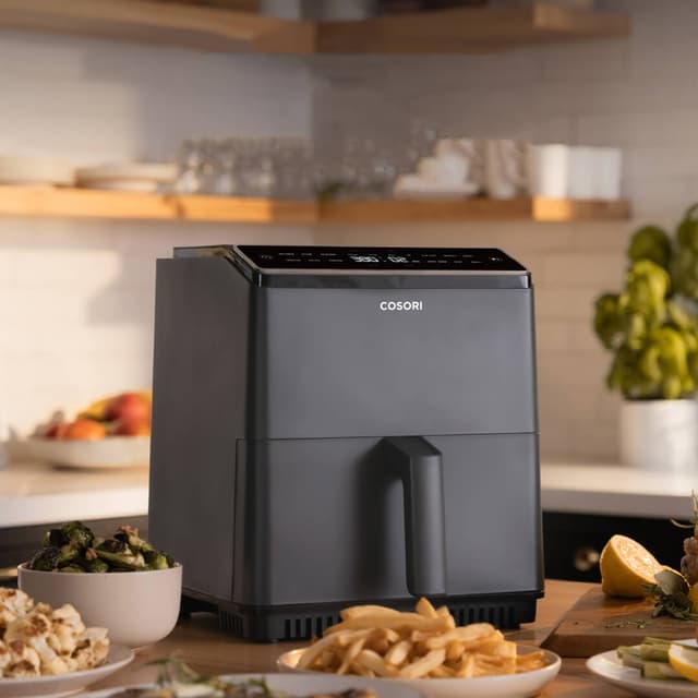 Cosori Dual Blaze airfryer (mørkegrå)