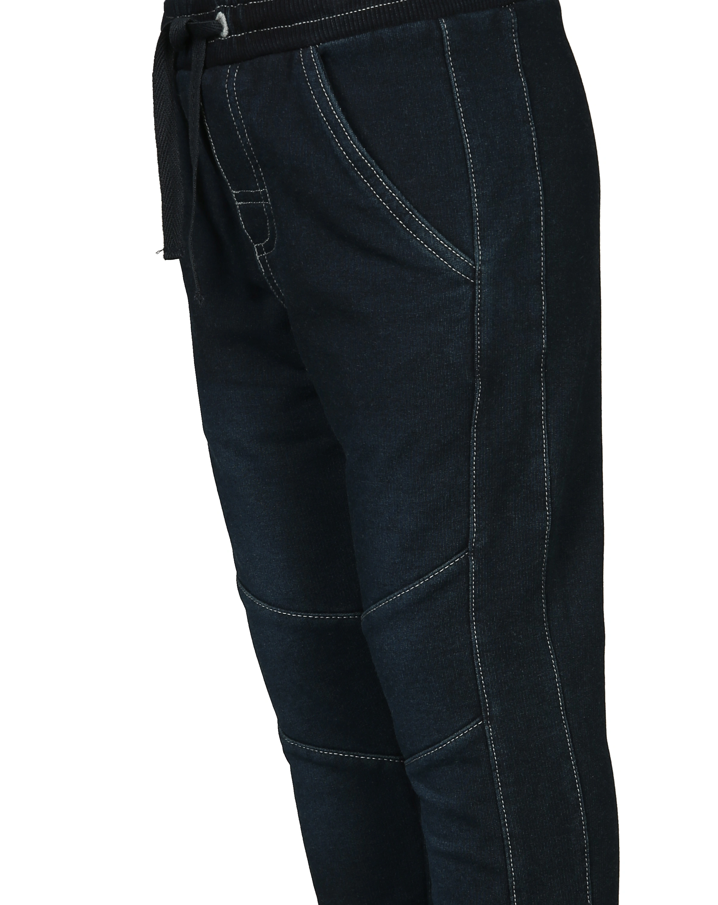 Sweat-Jeanshose BASIC in dark blue denim
