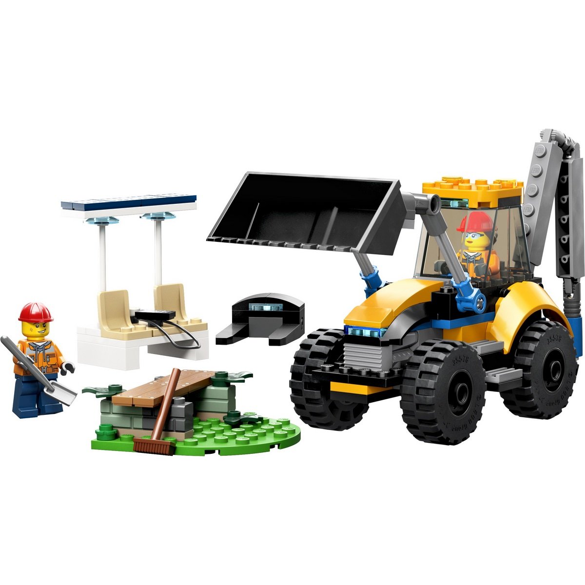 La pelleteuse de chantier Lego City 60385