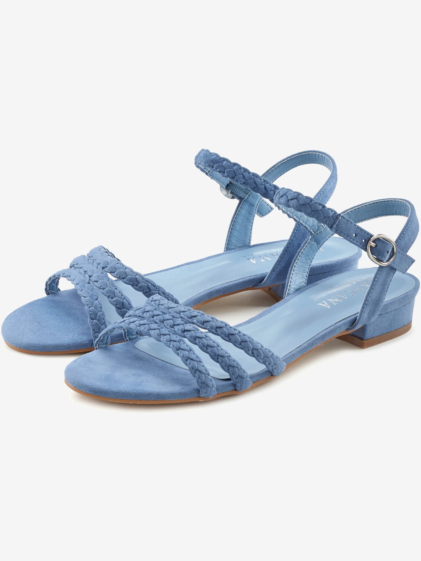 Sandales brides tressées raffinées