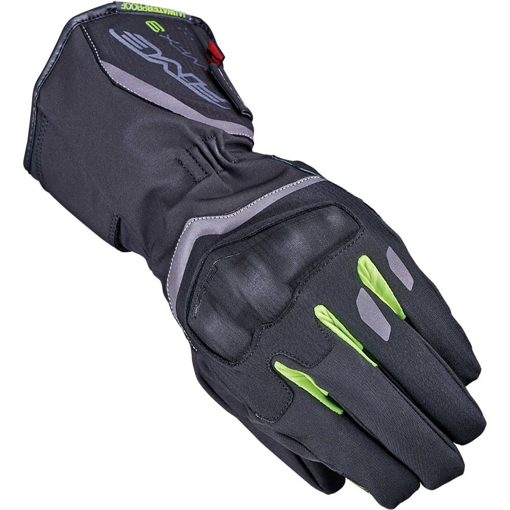 Five - Gants WFX3 Evo Waterproof Noir / Jaune fluo