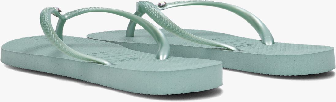 HAVAIANAS groene havaianas teenslippers slim crystal sw ii