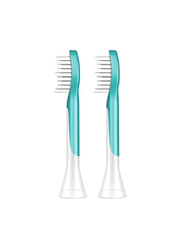 Philips Sonicare For Kids HX6042 - Ekstra tandbørstehoved - til tandbørste - akvamarin (pakke med 2)