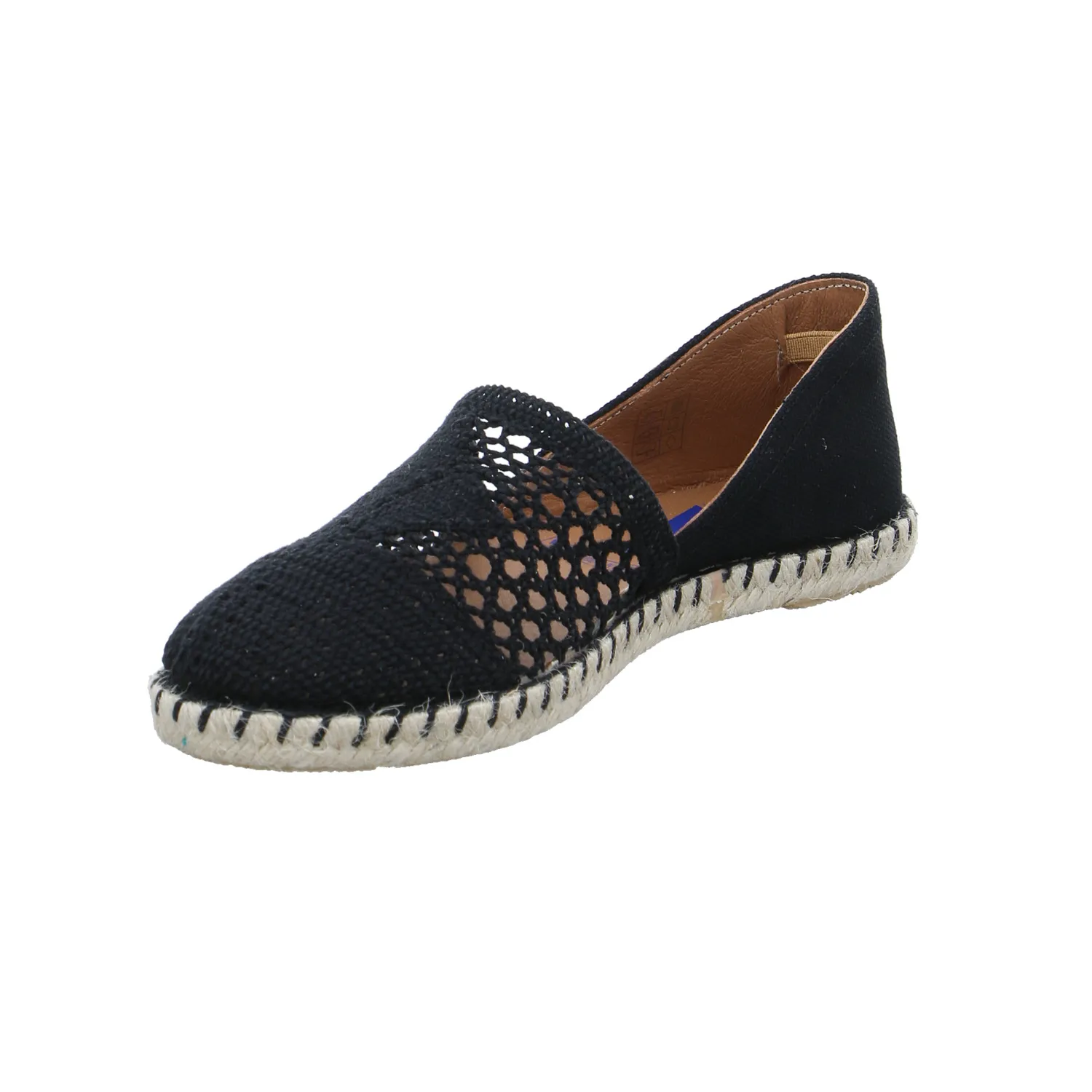 VERBENAS Espadrille Schwarz Textil