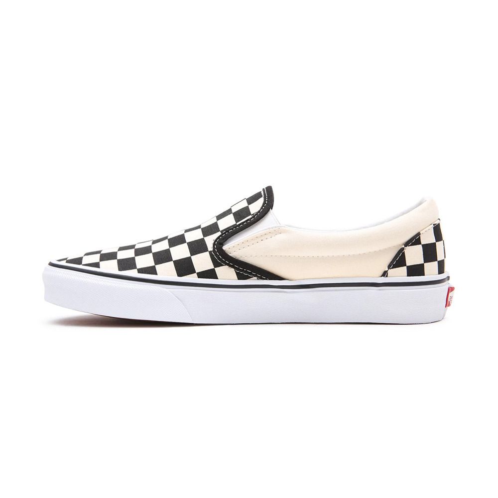 Vans CLASSIC SLIP-ON - Sneakers blk/whtchckerboard/wht