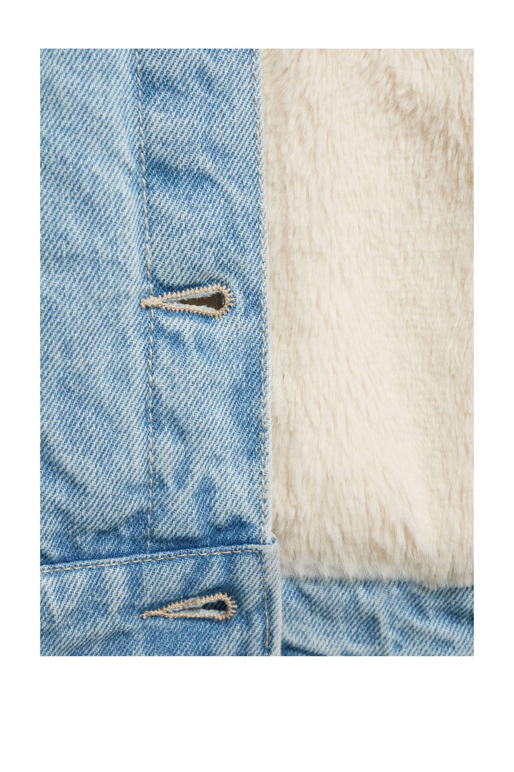 Mango Kids spijkerjas changeant blauw