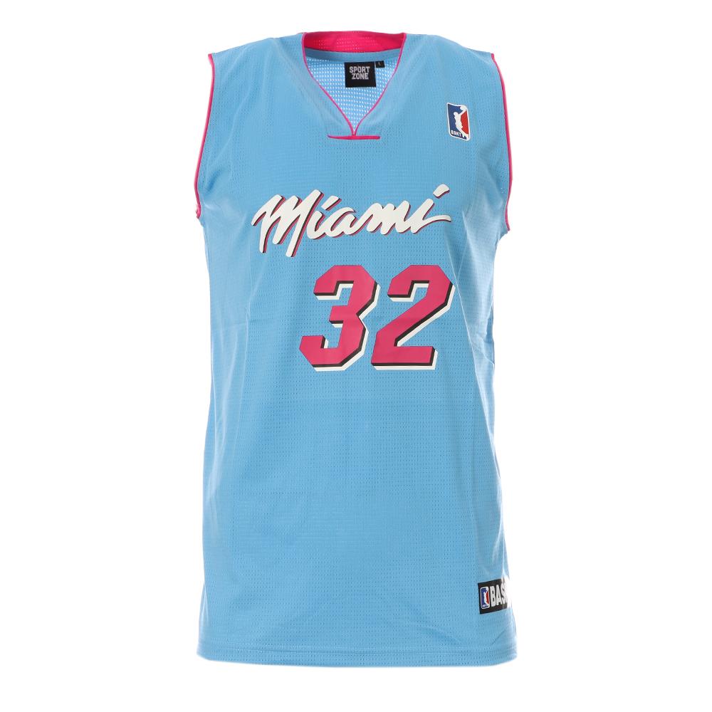 Sport Zone Miami Maillot de basket Bleu/Rose Homme Sport Zone
