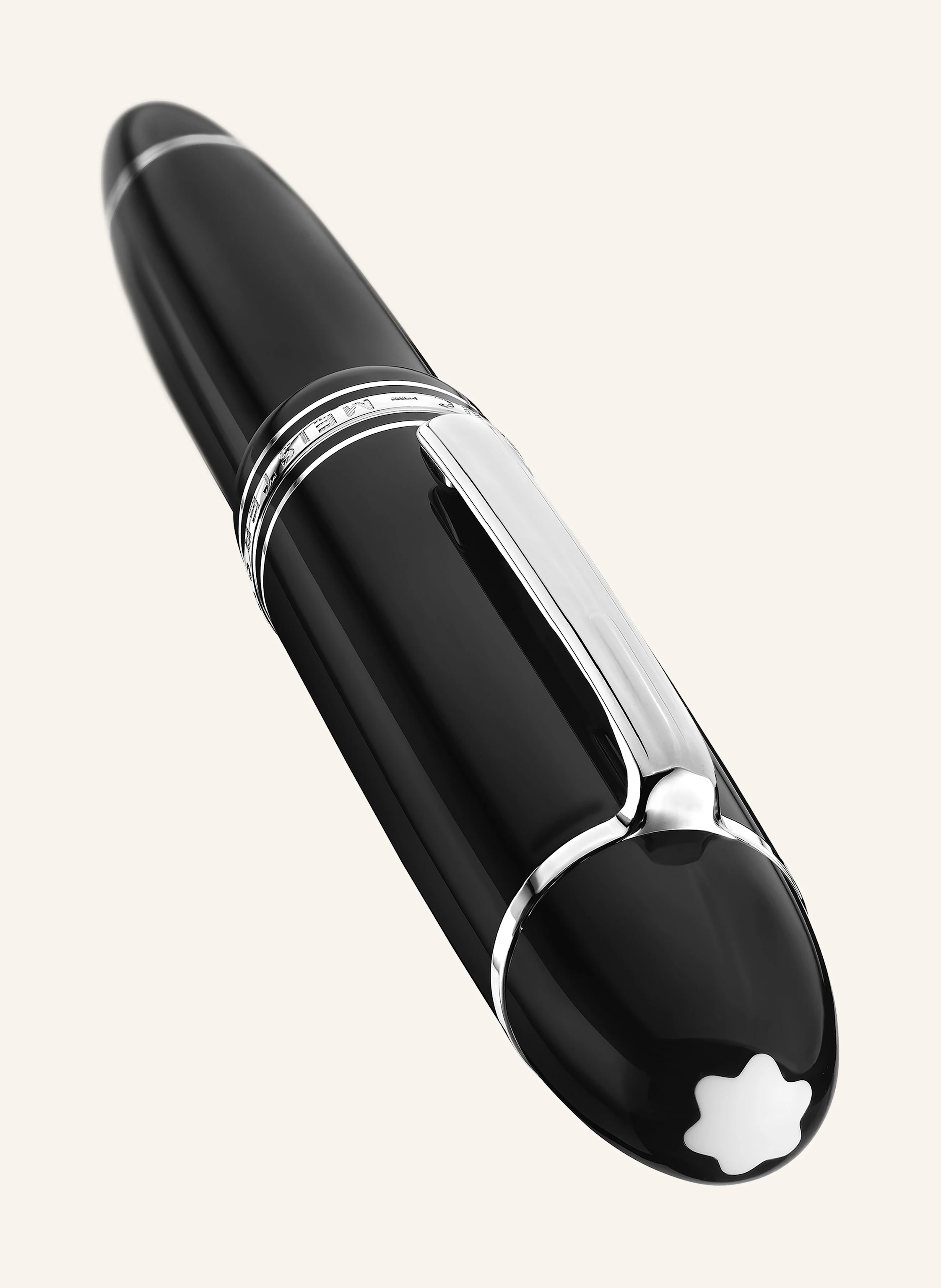 MONTBLANC Kolbenfüllfederhalter MEISTERSTÜCK PLATINUM-COATED 149