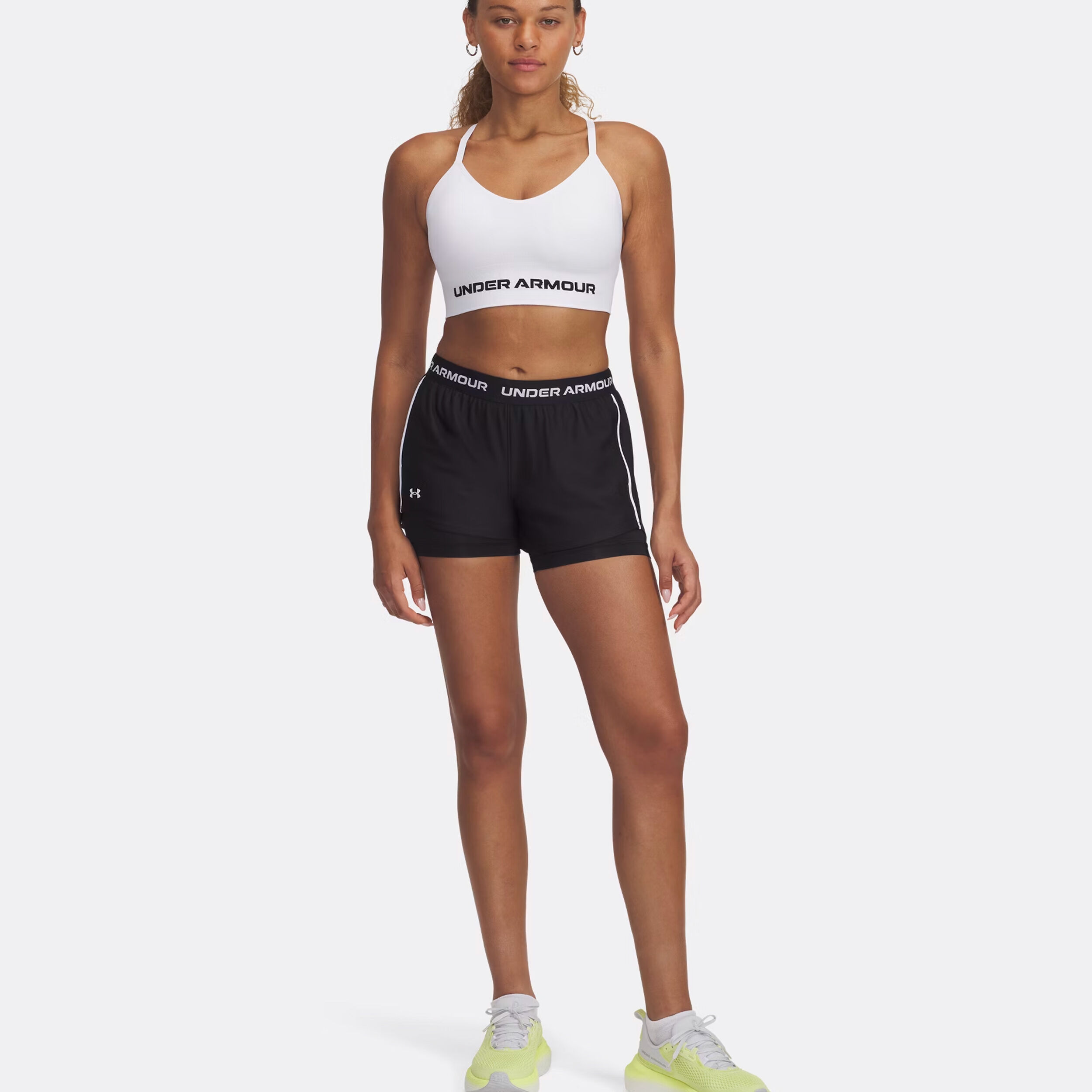 Under Armour Tech Play Up 2in1 Short Avec Poche-balles Femmes - Noir