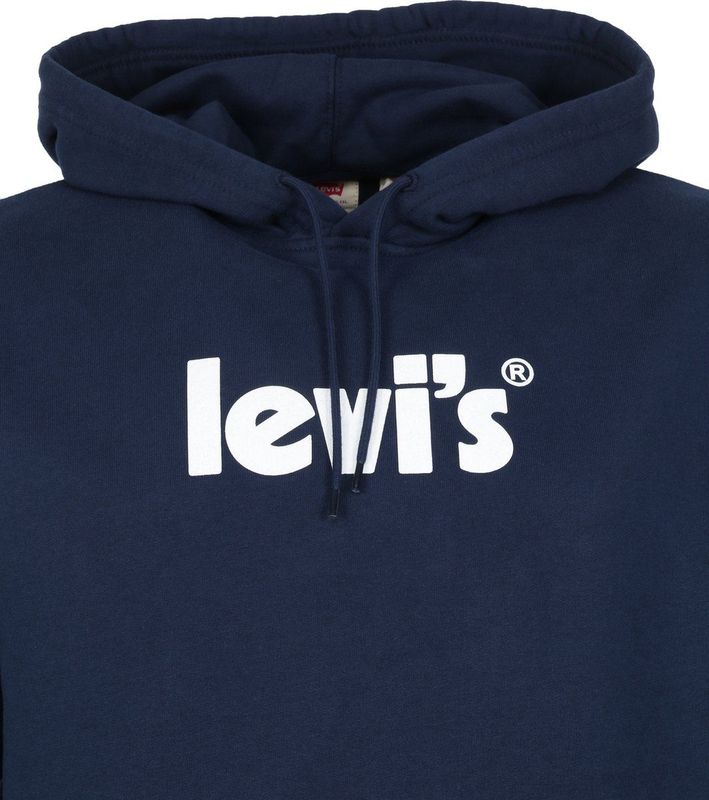 Levi' - Graphic Core Hoodie Donkerblauw - Heren - Modern-fit