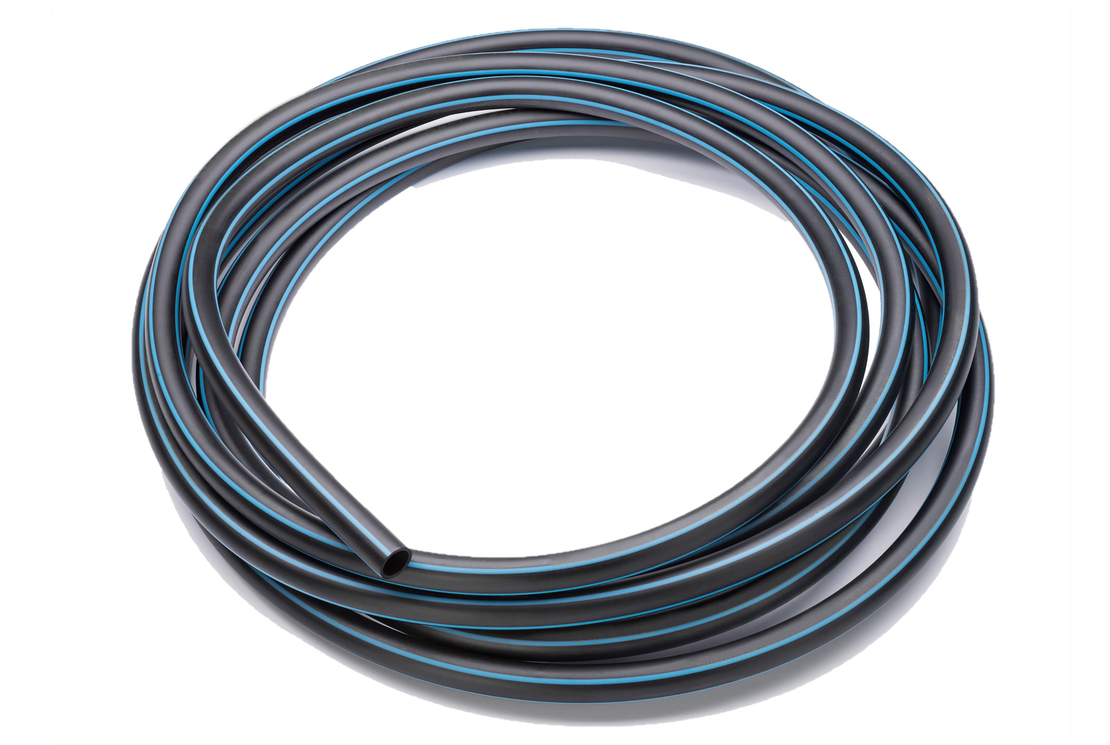 KIRCHHOFF HDPE Rohr 20 mm x 25 m Bewässerungssystem, Kunststoffrohr Gartenbewässerung Made in EU