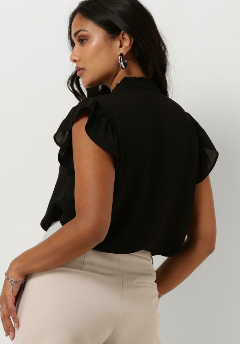 BRUUNS BAZAAR zwarte bruuns bazaar top camilla nicole shirt