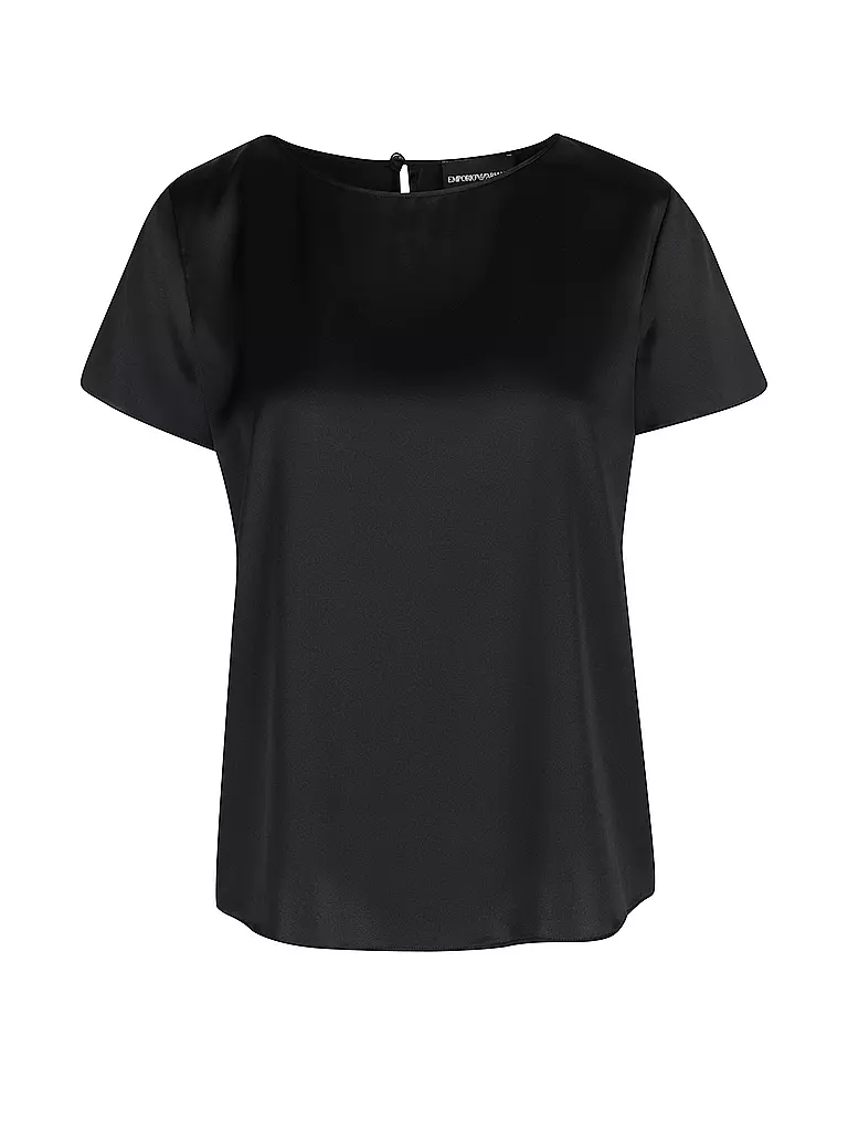 EMPORIO ARMANI Seidentop  schwarz