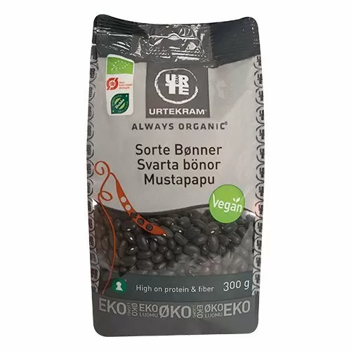 Urtekram Sorte bønner Ø - 300 g