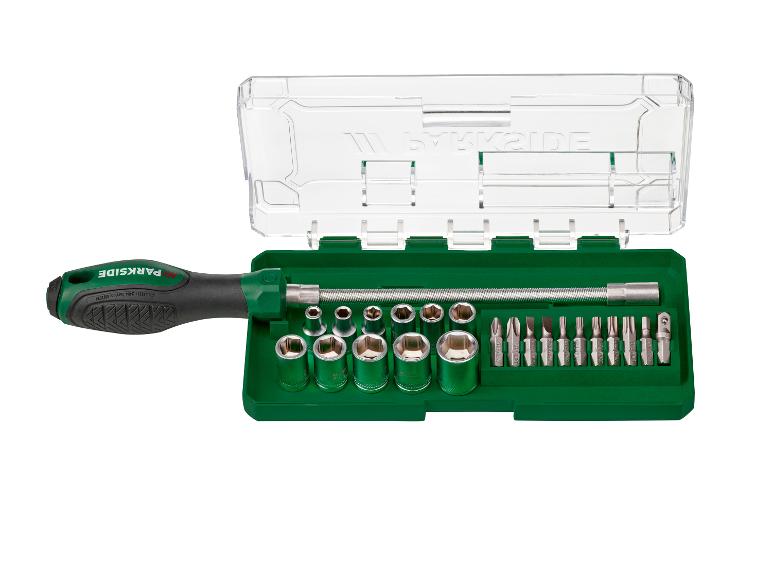 Schroevendraaierset of ratelschroevendraaierset