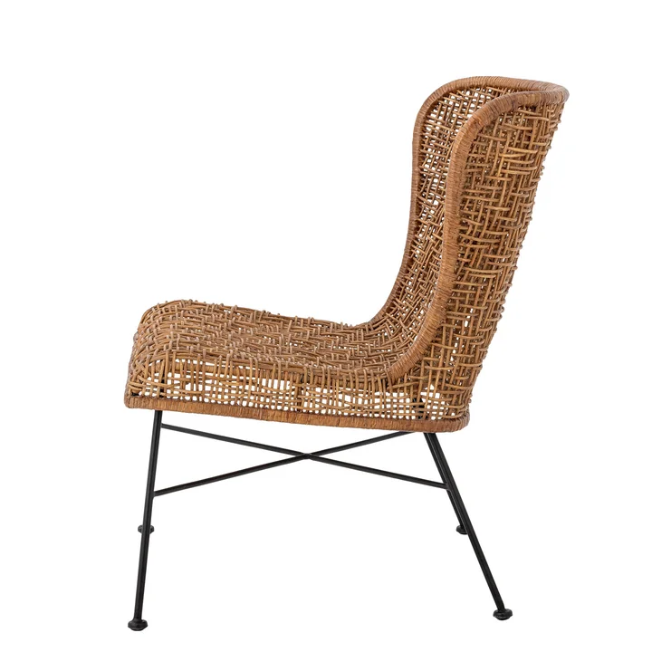 Bloomingville - Somme Loungestuhl, rattan natur