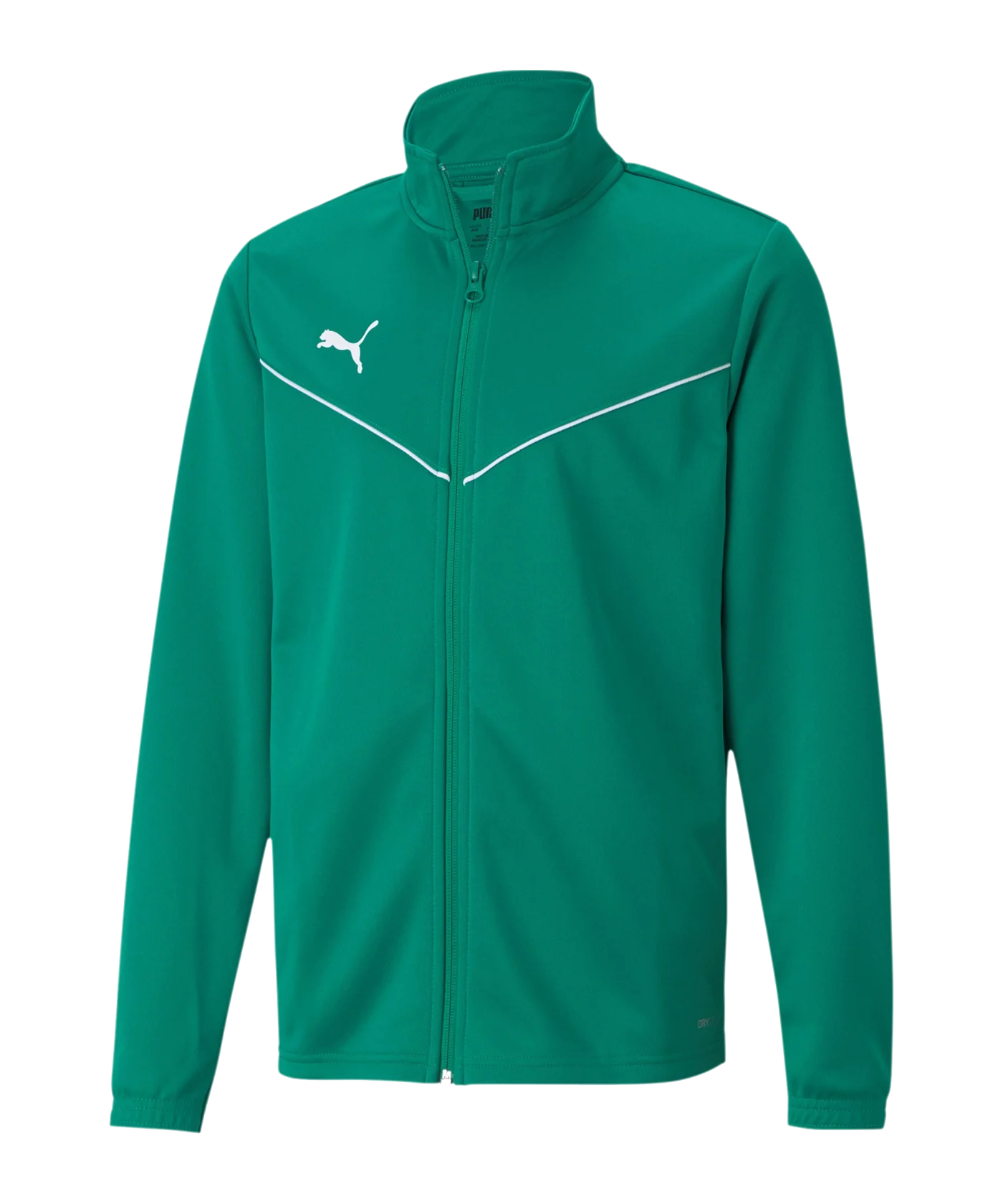 PUMA teamRISE Poly Trainingsjacke Kids Grün F05