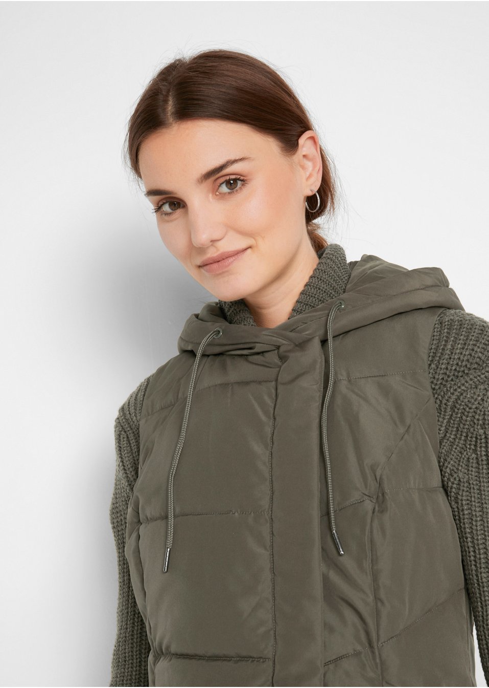 Veste sans manches matelassée en polyester recyclé