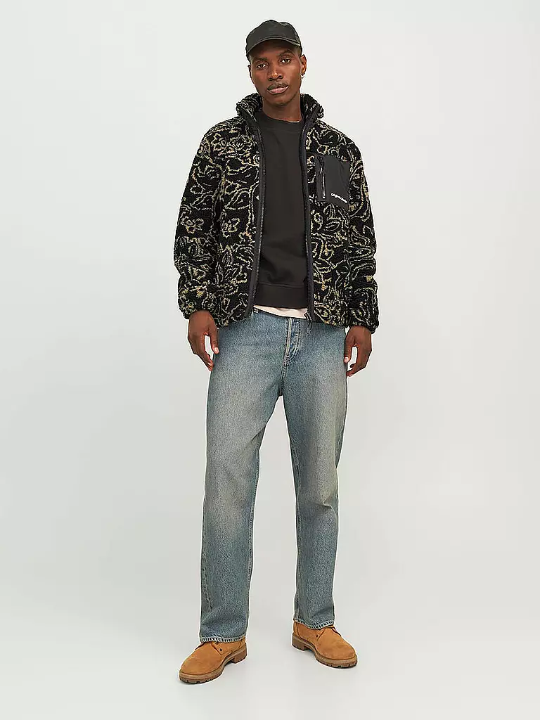 JACK & JONES Fleecejacke JORVESTERBRO grau