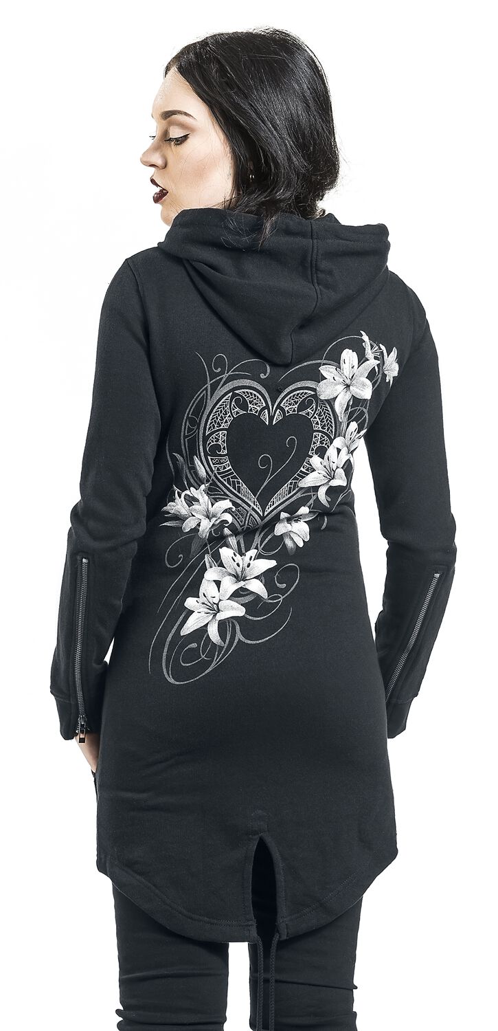 Pure Of Heart | Spiral Sweat-shirt zippé à capuche