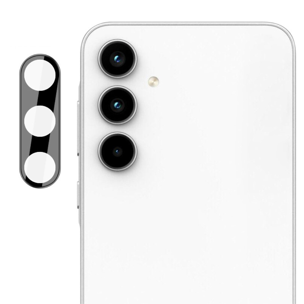 Samsung Galaxy A55 Kamera Objektiv Protector Vollschutz Panzer Glas - Schwarz