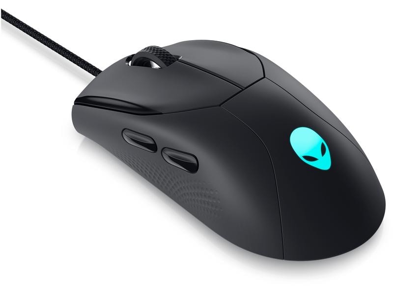 Dell Gaming-Maus Alienware AW320M Deam Schwarz Robuste, schlanke, kabelgebundene Gaming-Maus mit 19'000 nativen dpi