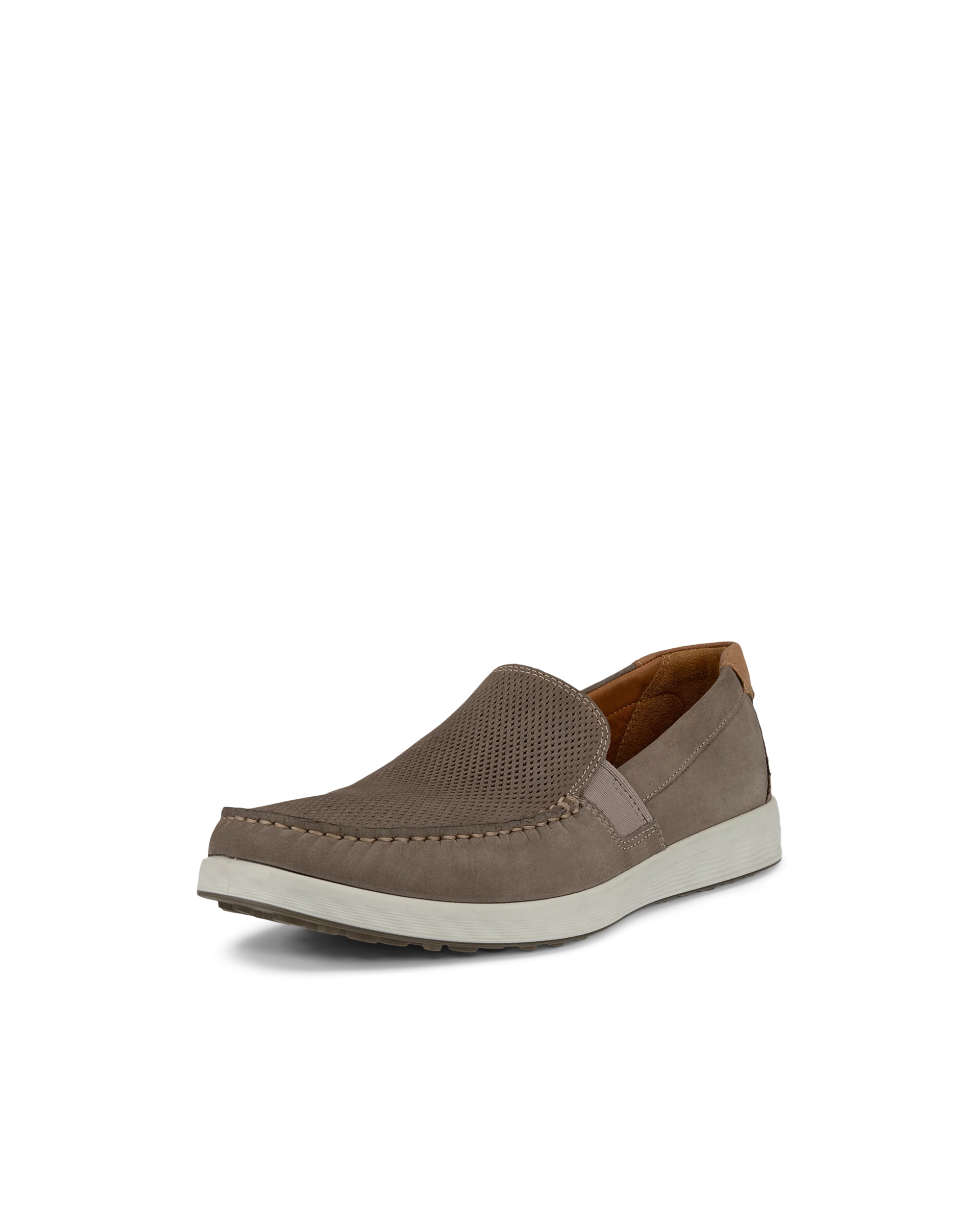 ECCO S LITE MOC M Herren Mokassins aus Nubukleder Grau