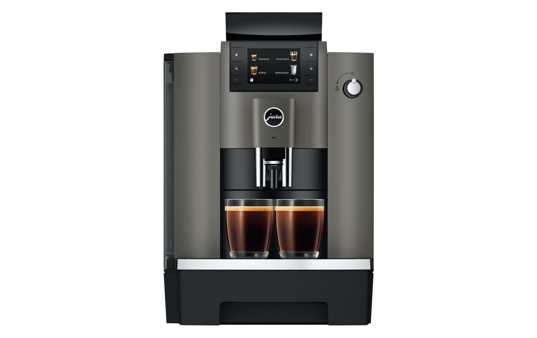 Kaffeevollautomat W4 Dark Inox (SA)<br>Zwei-Tassen-Vollautomat für eine Vielzahl von Kaffeegetränken