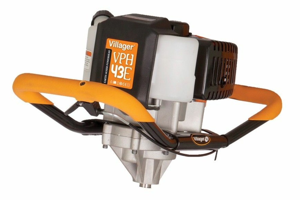 Tarière thermique 43cc 2 temps avce vrille 200mm villager vph 43