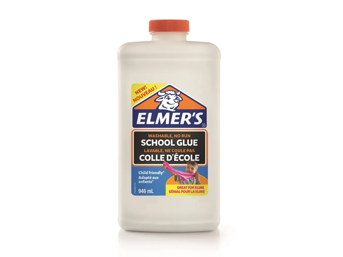Skolelim Elmer's hvid 946ml - vaskbart til slim