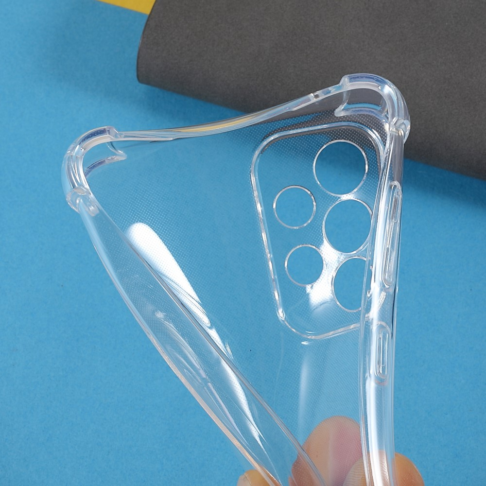 Samsung Galaxy A33 5G Gummi Hülle Case Slim Design mit Air Cushion Fallschutz - Transparent