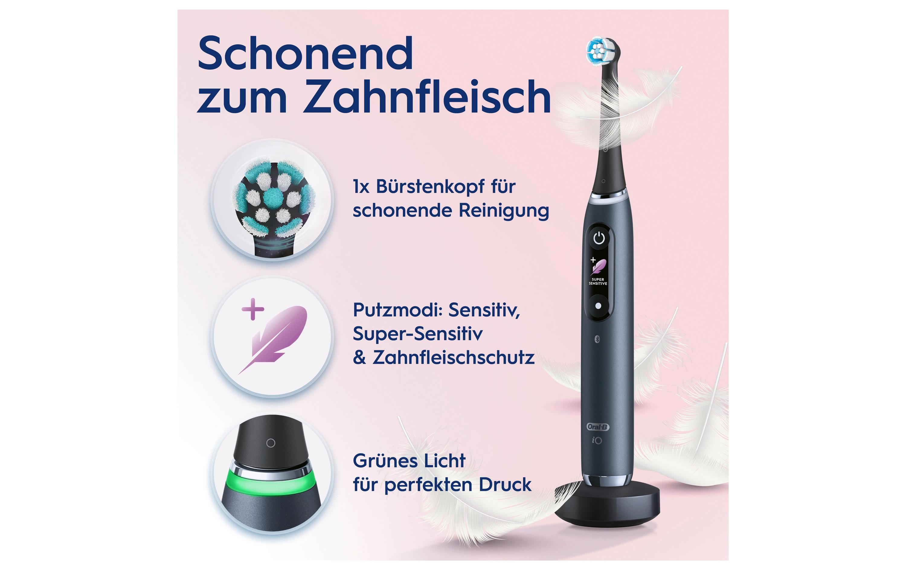 Mikrovibrationszahnbürste iO Series 9N Schwarz<br>Elektrische Zahnbürste