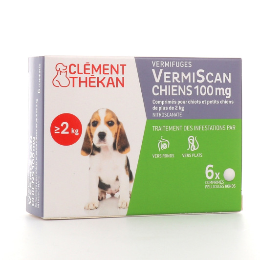 Vermifuge pour chien Vermiscan Clément Thékan