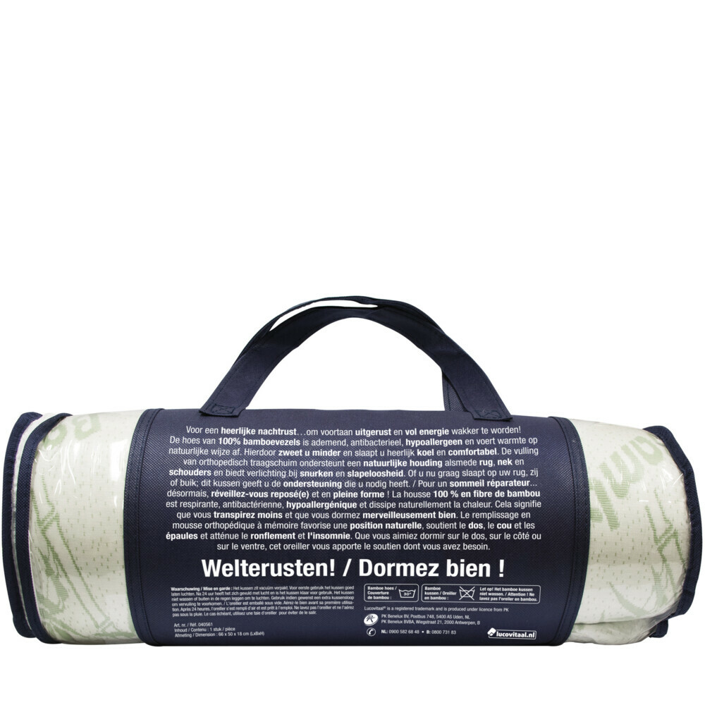 Lucovitaal Bamboe Kussen