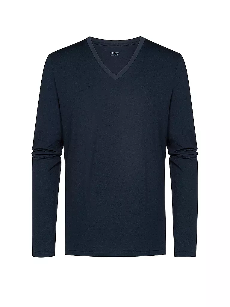 MEY Pyjamashirt blau