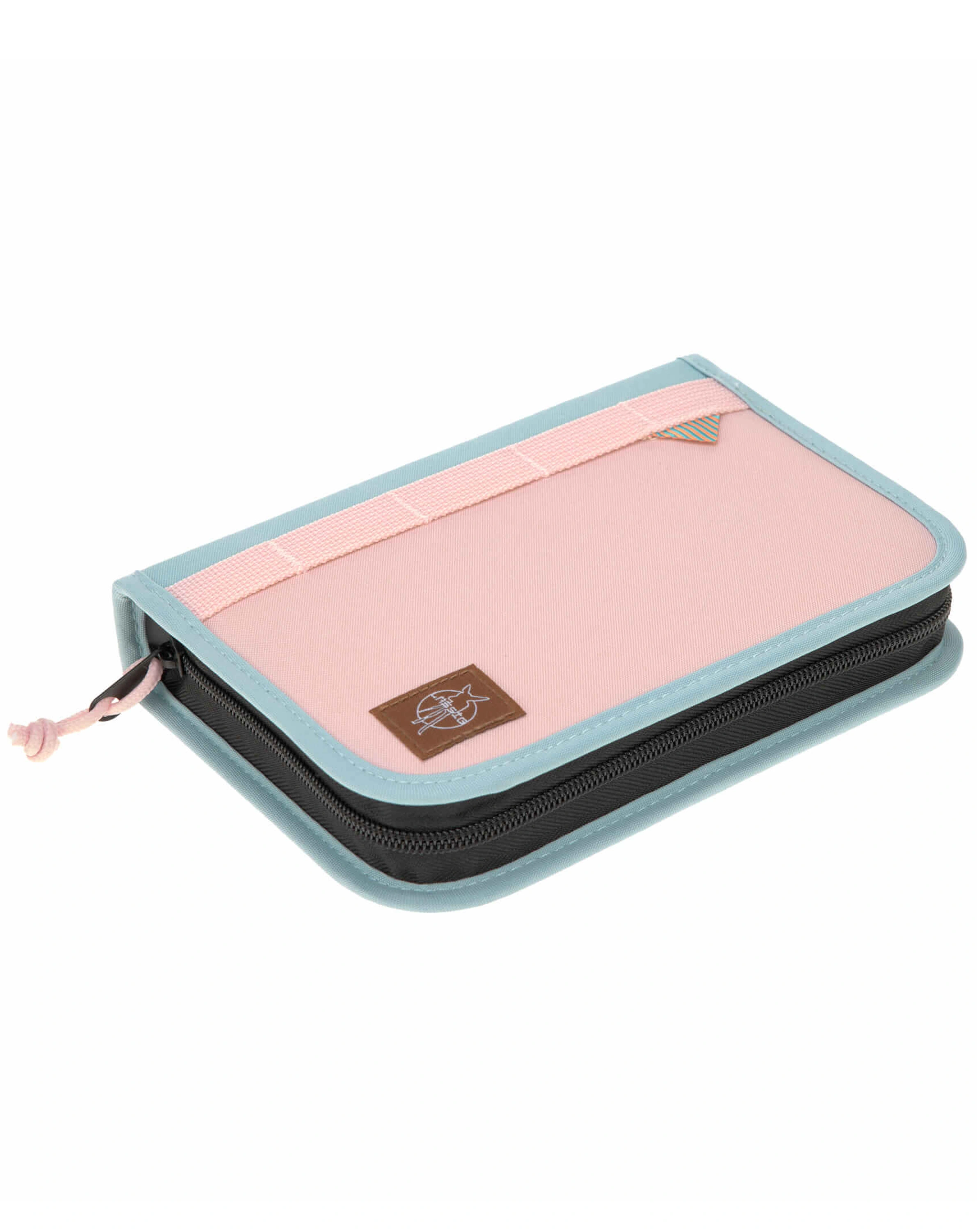 Schulranzen-Set BOXY UNIQUE (30x25x42) 7-teilig in rose/blue