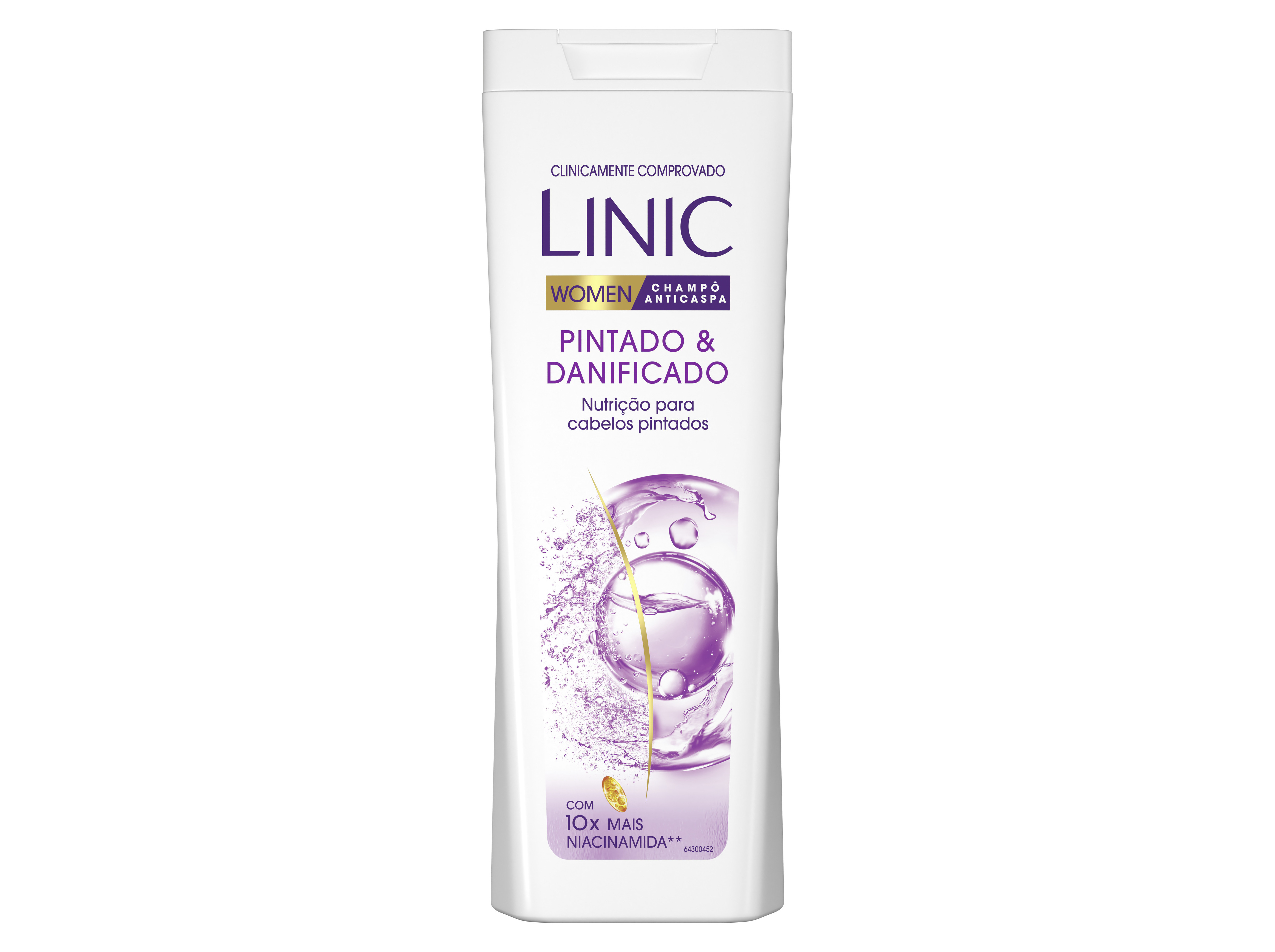 CHAMPO ANTI-CASPA LINIC PINTADO & DANIFICADO 360ML
