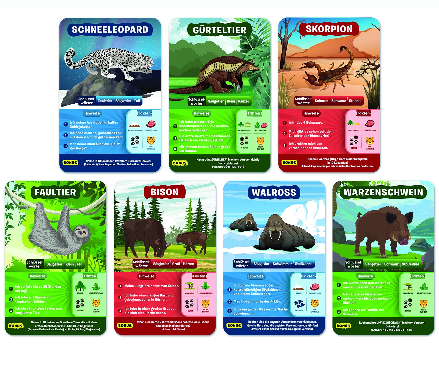 Skillmatics 10 Mal darfst du raten Welt der Tiere Megapaket