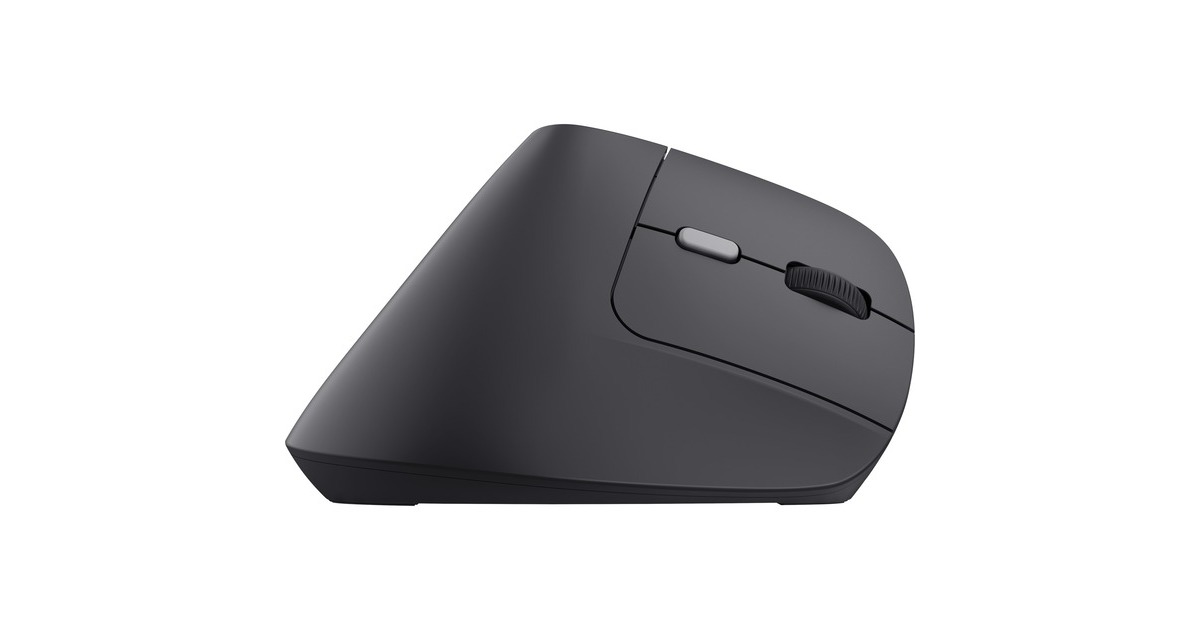 TrustBayo II Ergonomische draadloze muis  (Zwart, 800 dpi - 2.400 dpi)